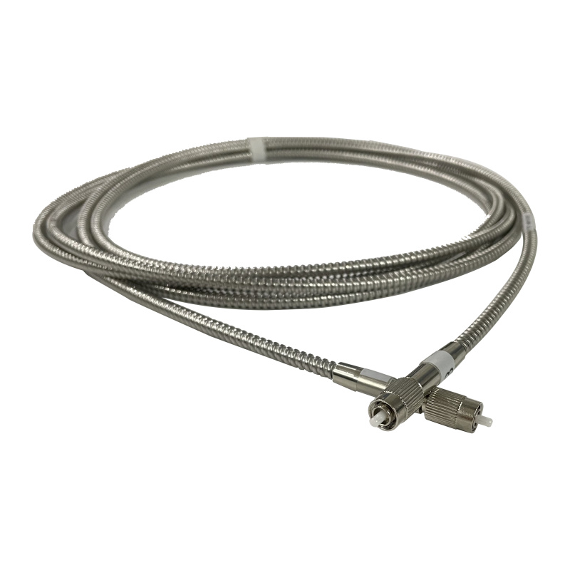 Laser Transmission big core diameter stainless steel sheath metal visible-NIR range 105um FC High power fiber patch cord